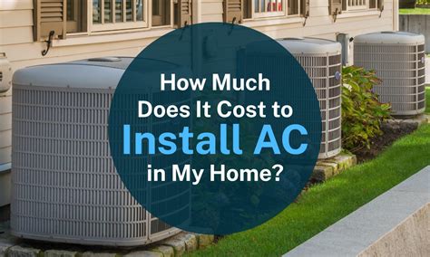 how much to install two electrical boxes for ac unit|cost to install ac units.